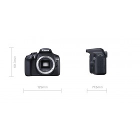 Canon EOS 1300D (Black) Digital SLR Camera + KIT EF-S18-55mm f/3.5-5.6 IS II